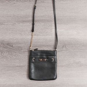 Black & Gold Crossbody Coach Purse